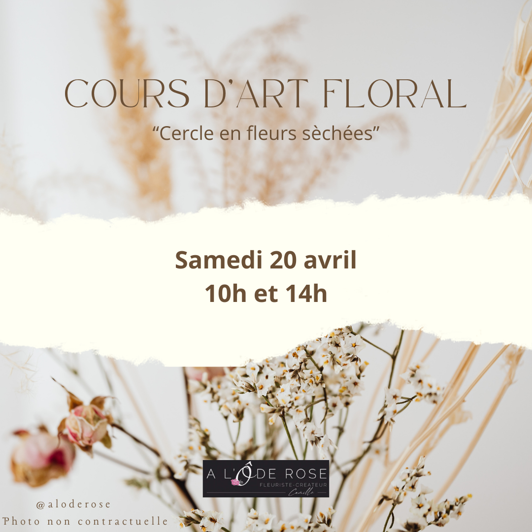 Cours floral (Publication Facebook (carré)) - 2